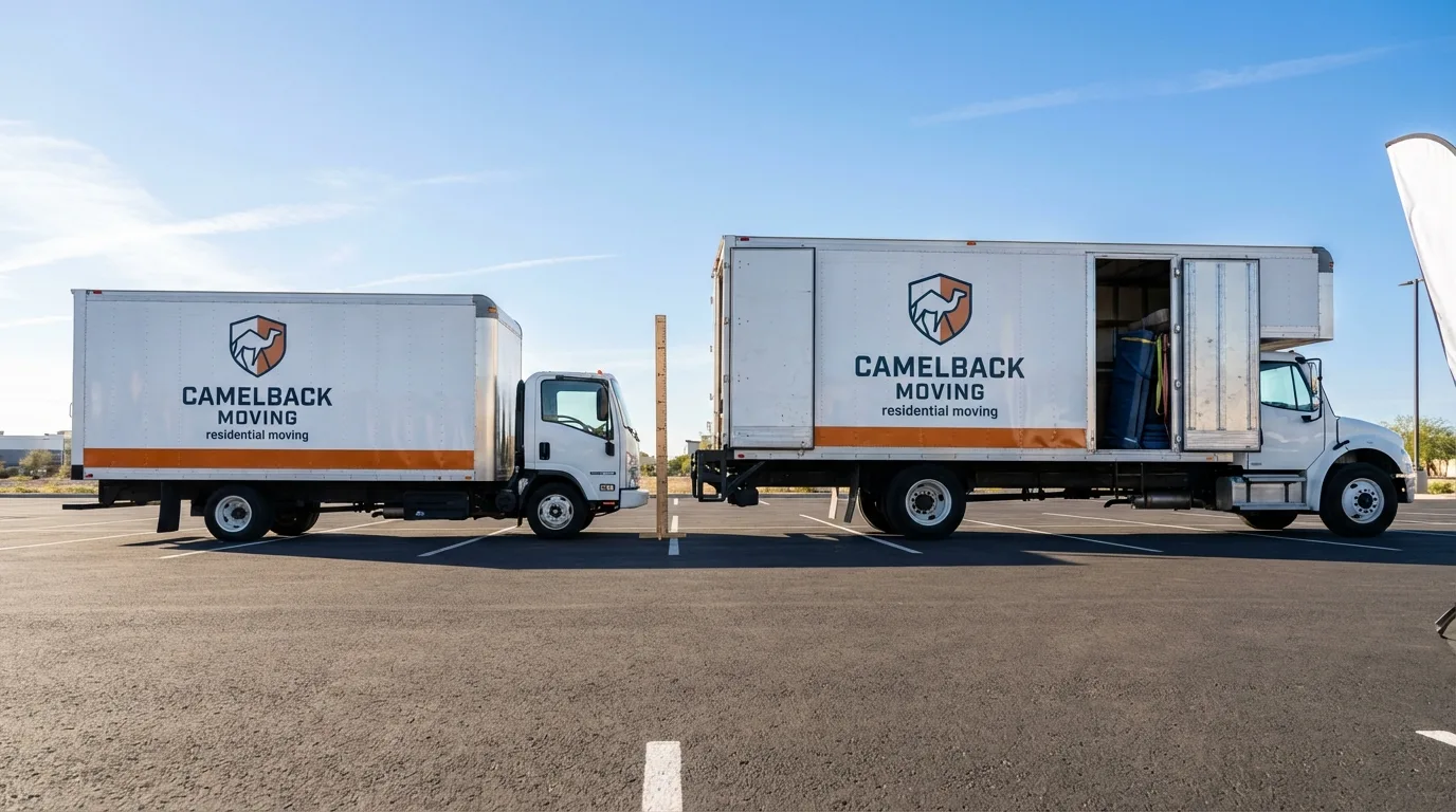 Moving truck size capacity guide in Ritzville